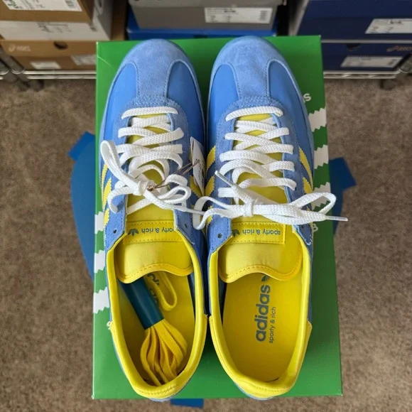 Adidas x Sporty & Rich SL72 “Sweden” Men’s Size 13 - Picture 6 of 10